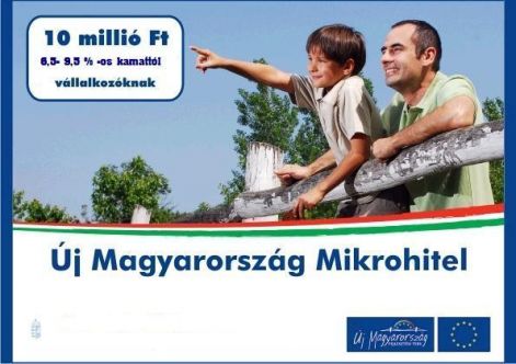 Új Magyarország Mikrohitel kedvező feltételekkel